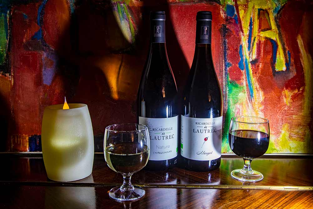Le domaine Ricardelle - de Lautrec : bouteilles de vin