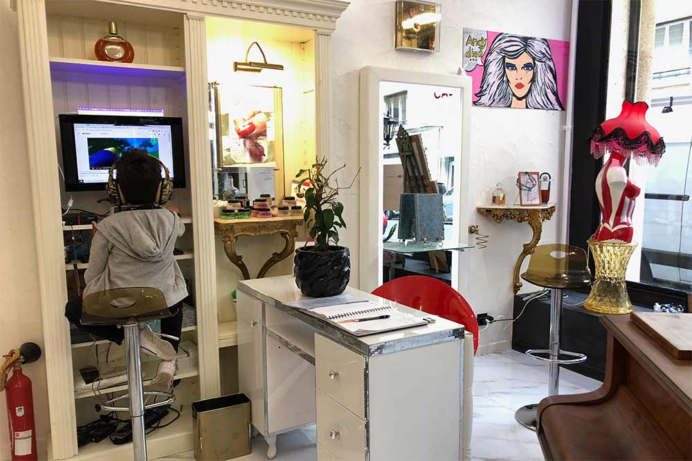 Le salon de coiffure d'Olivier Benhamou