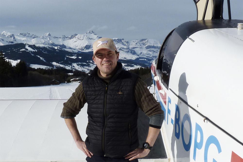 Bertrand, notre pilote : « Le Mont Blanc est mon jardin, l’avion est mon bureau… » 