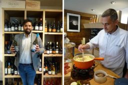 Nicolas Bally et, à droite, le chef Stéphane Socquet. Ils ont quitté le masque le temps de la photo…