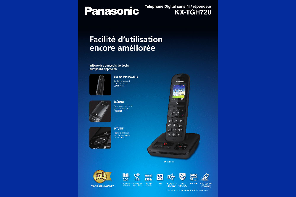 Panasonic - des téléphones fixes anti-publicités