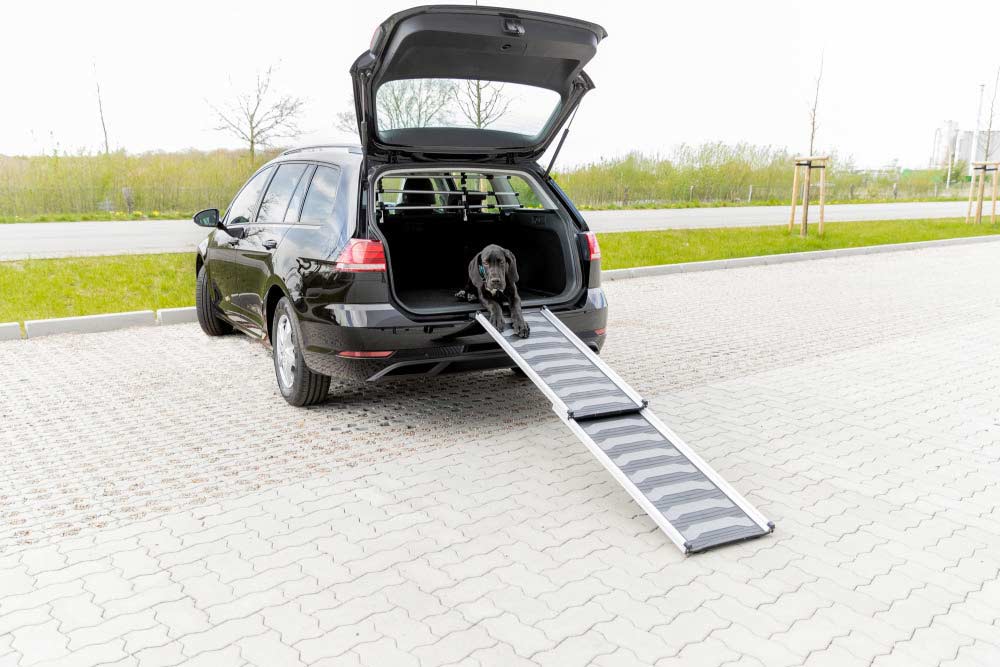 La rampe d’accès pour voiture
