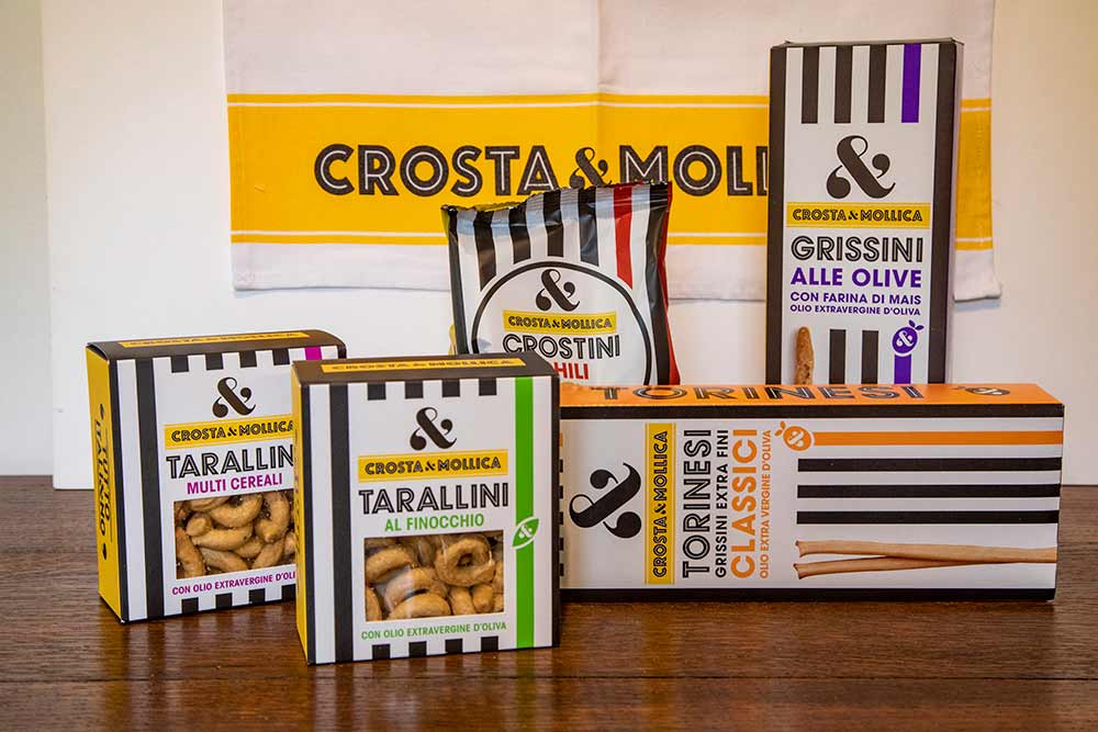Biscuits salés - Crosta & Mollita en provenance d'Italie