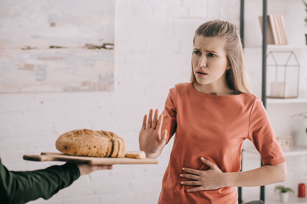 Allergie alimentaire - le gluten en fait partie.