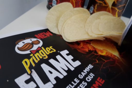 Pringles Flame : trois saveurs et trois niveaux d’intensité différents !