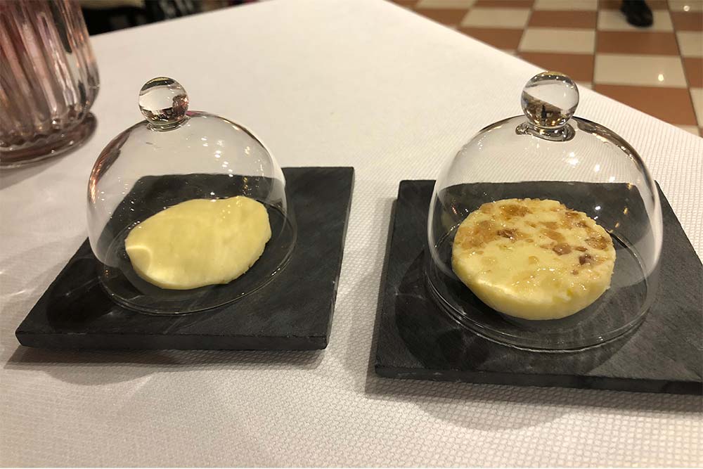 Le beurre était vraiment très bon et bien présenté