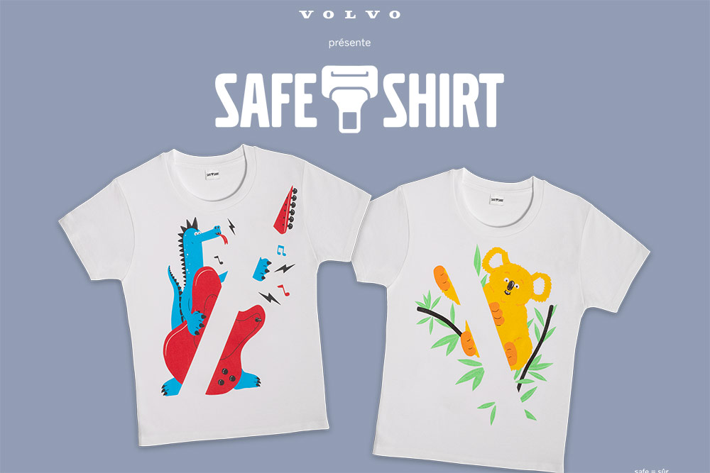 SafeTshirt : une manière ludique d'attacher sa ceinture de sécurité