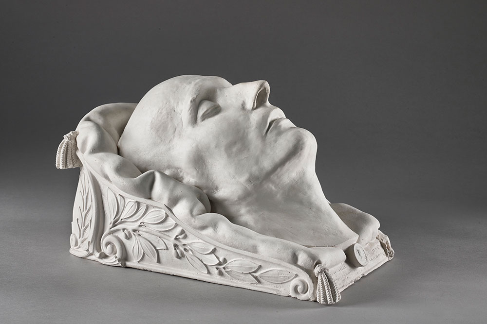 Masque mortuaire en plâtre, souscription Antommarchi, 1833 