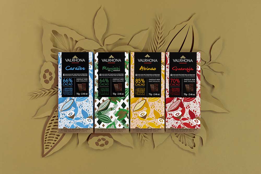 Tablettes de Chocolats - Valrhona : un vrai régal pour le palais.