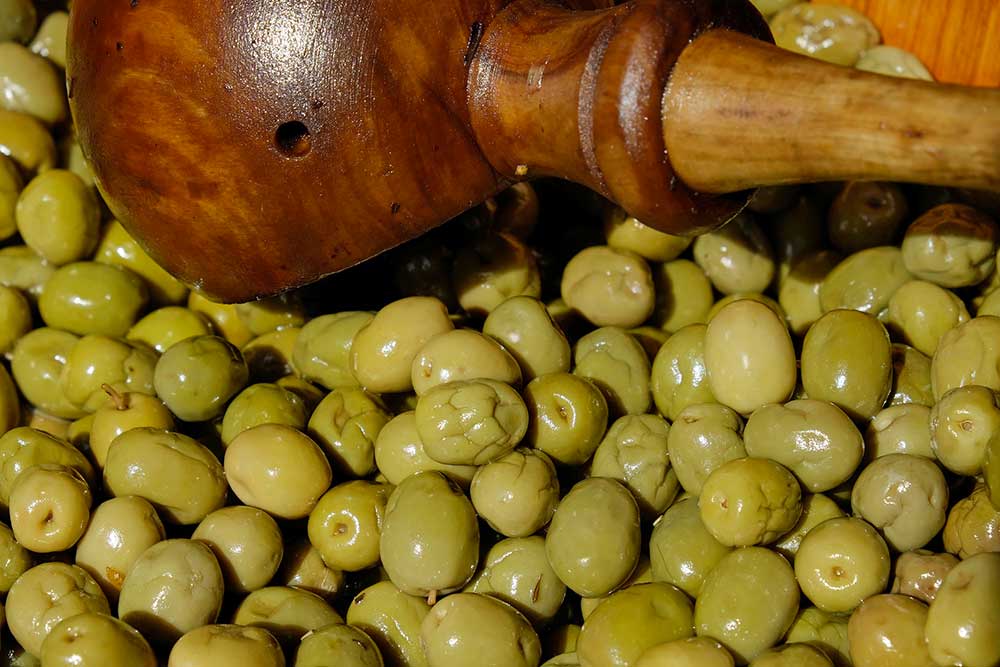 Des olives vertes