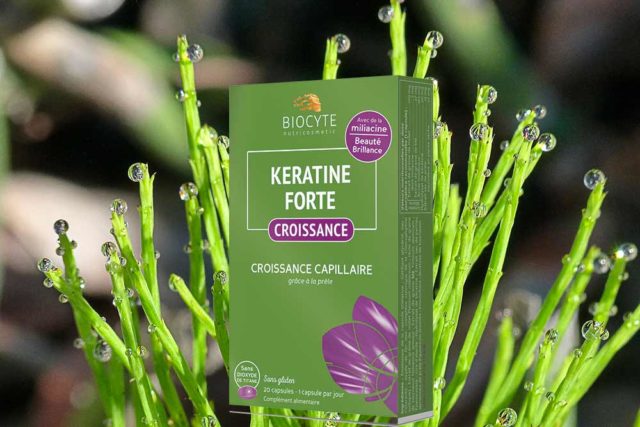 Pollen et Kératine sont magiques pour fortifier les cheveux.