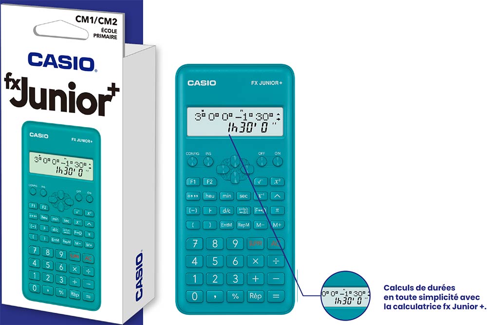 Calculatrice Casio Pour le Primaire : La FX JUNIOR+ 