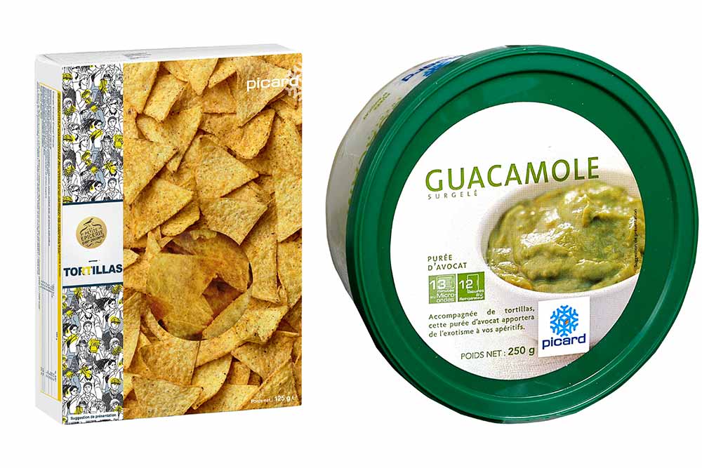 Guacamole et tortillas