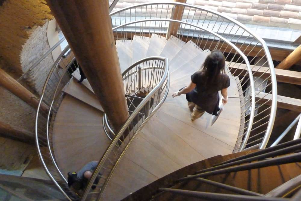 Le très sculptural escalier contemporain