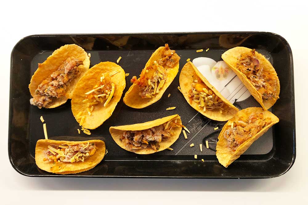 Mexique - Assortiment de 8 mini-tacos apéritifs