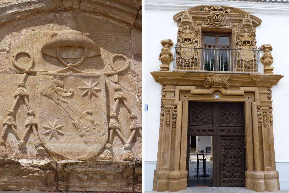 Porte monumentale et blason sculpté (Almagro)