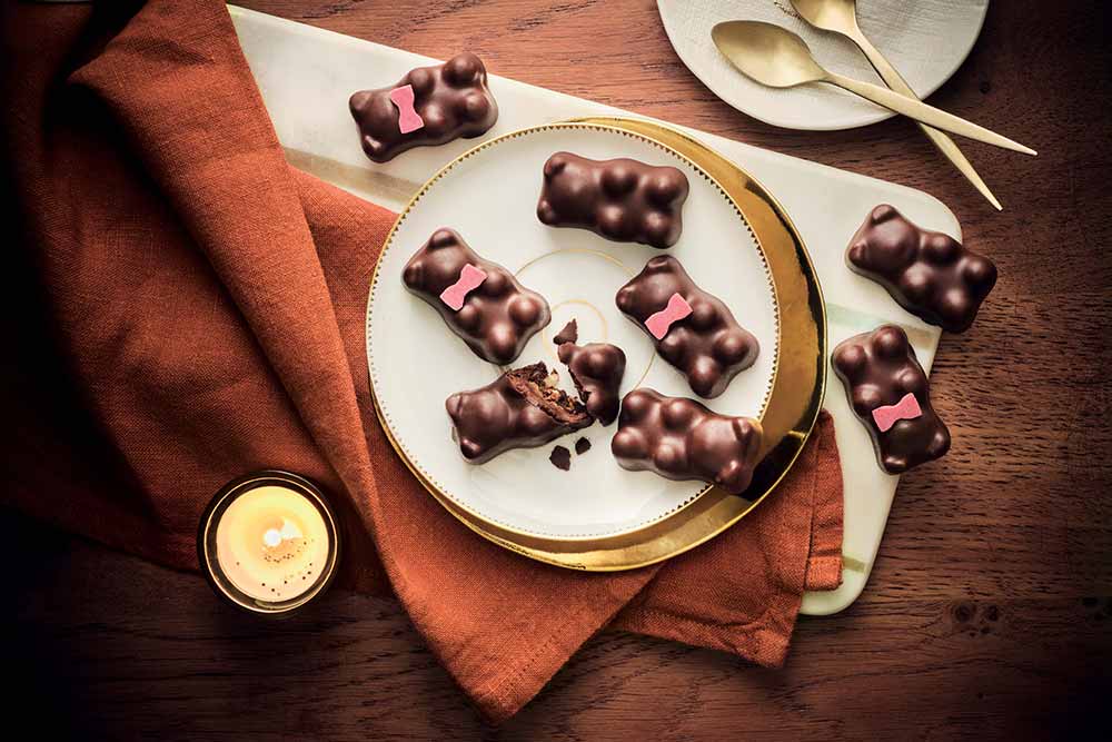 Fêtes de Noël - Huit Ours Pâtissiers Chocolat - Gianduja