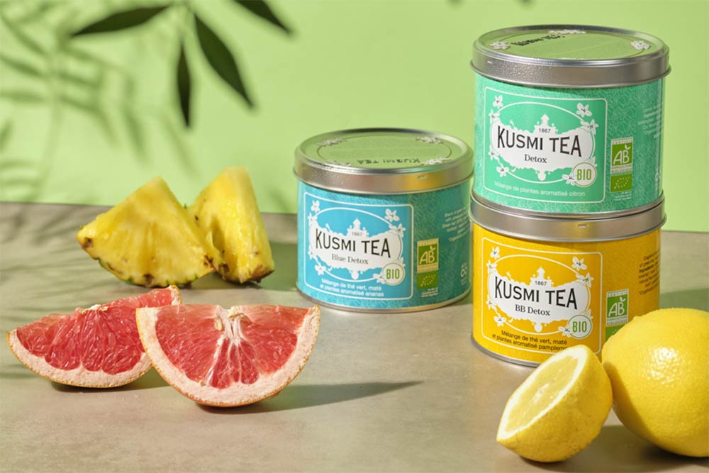 arômes naturels pour Kusmi Tea et du thé bio et gourmand