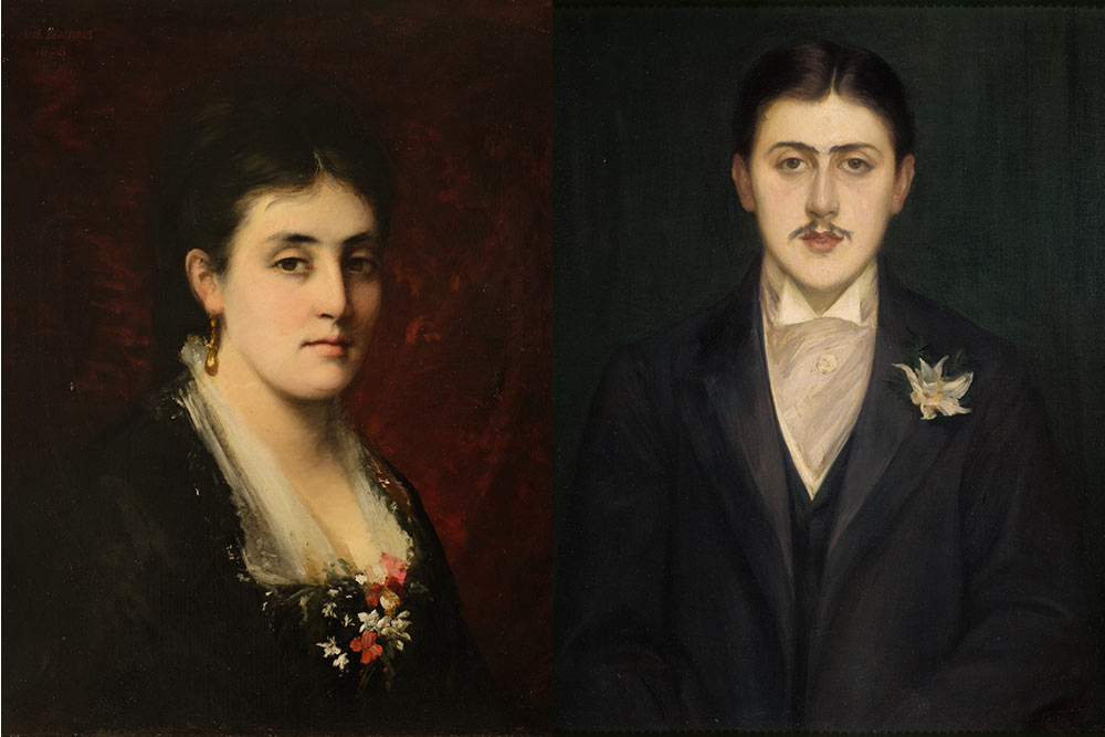 Marcel Proust - Anaïs Beauvais, Jeanne Proust, mère de Marcel. J.E. Blanche, Marcel Proust, 1892.