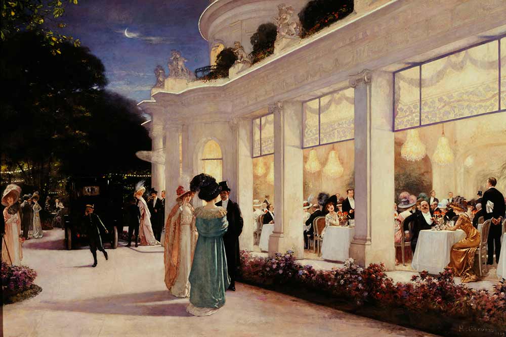 Marcel Proust - H. Gervex, Une soirée au Pré-Catelan, 1909