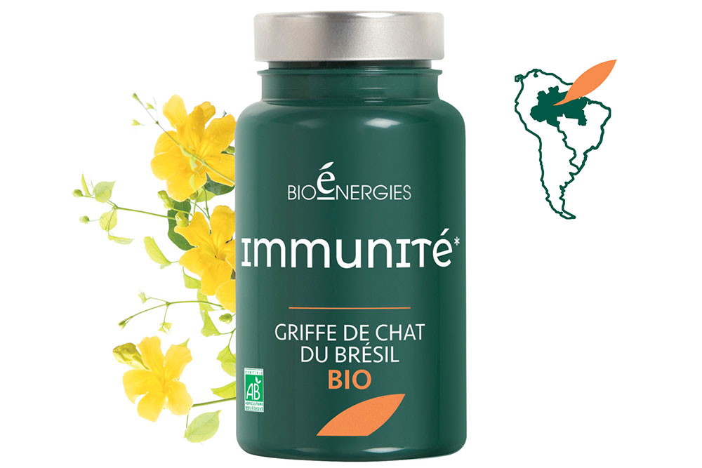 Bioénergies - Immunité* composé de Griffe de Chat du Brésil