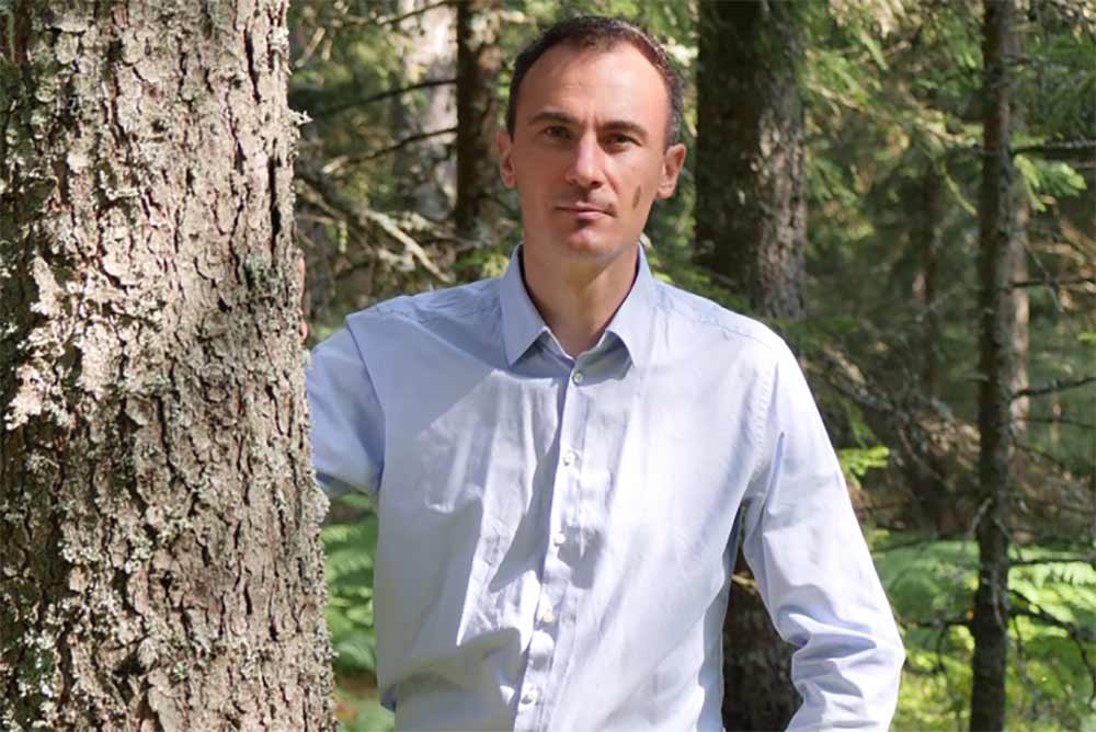 Nicolas Blaser - fondateur Enea Sens et amoureux de la forêt
