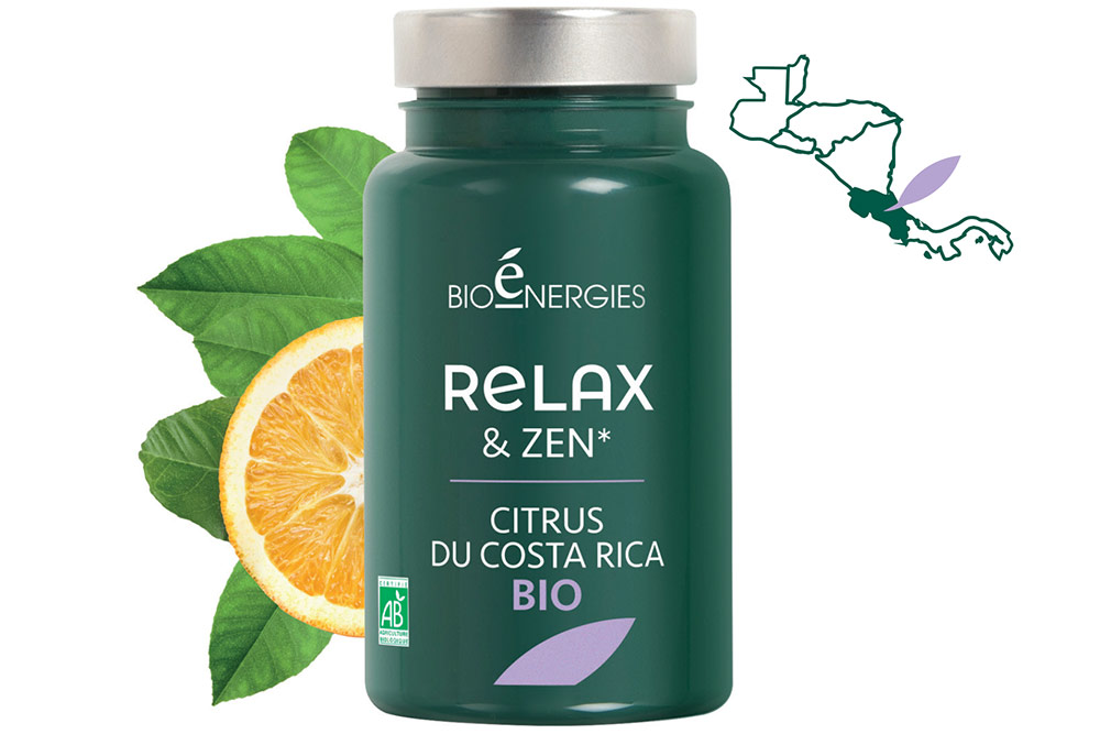 Relax et Zen* composé de Citrus du Costa Rica