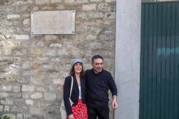 Le neveu de Dalida, Luigi Gigliotti, nous a rejoints pour la visite.