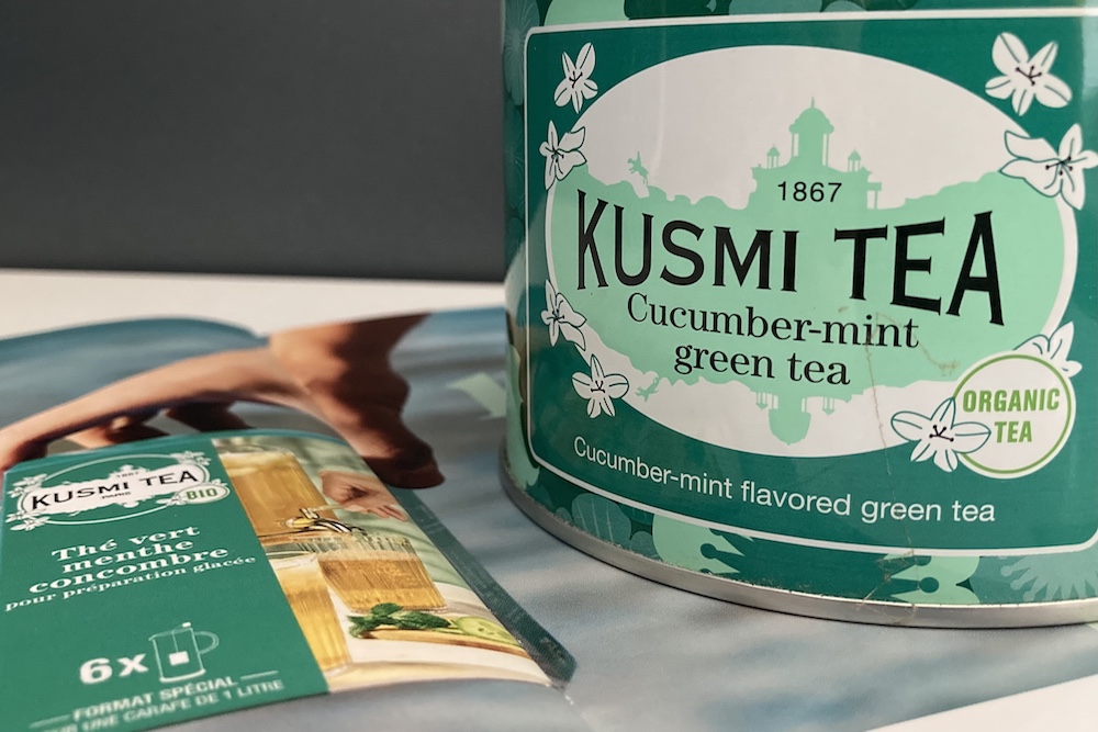 Kusmi Tea : menthe-concombre, un nouveau thé vert au goût inattendu