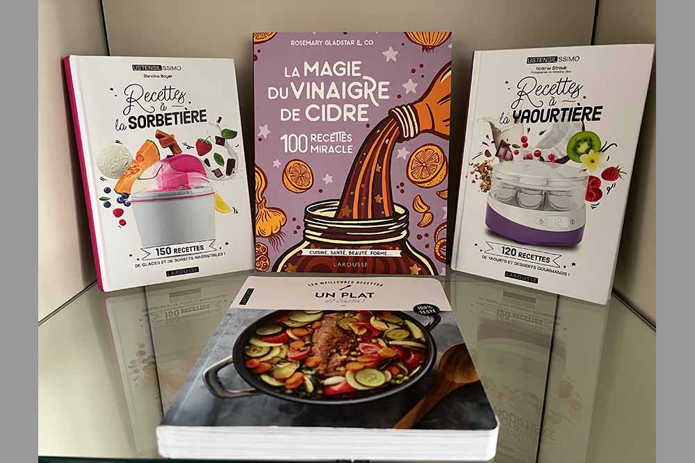 Cuisiner avec les livres des Editions Larousse