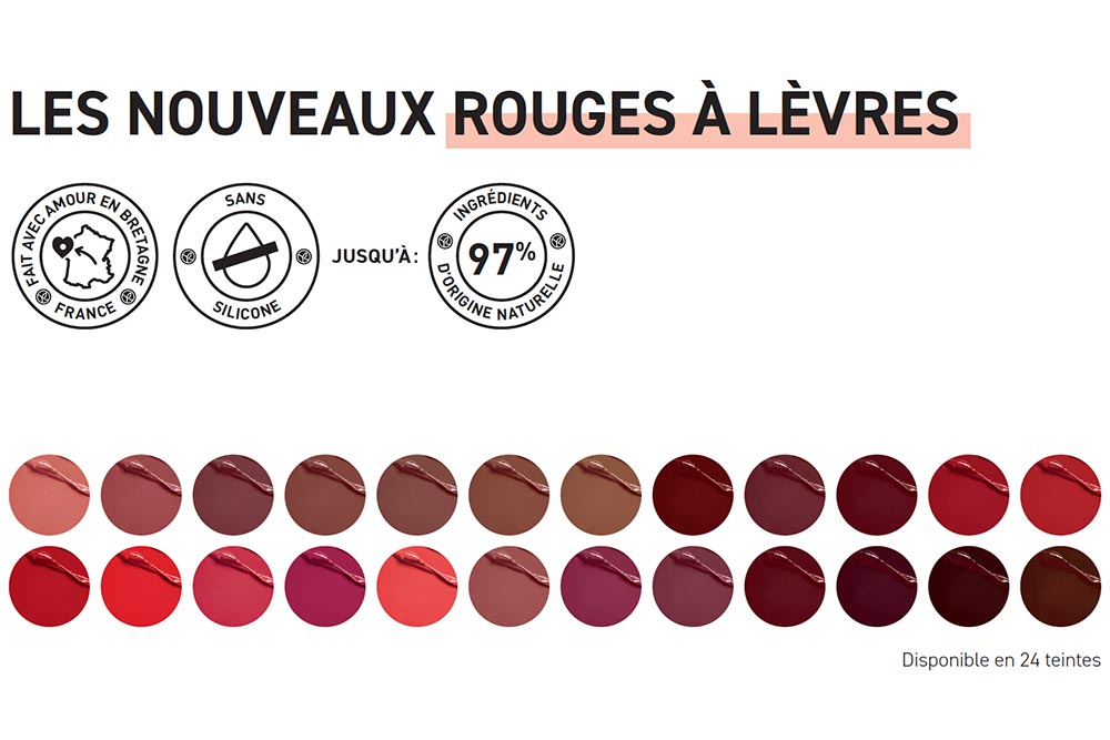 Lèvres : Un magnifique coup d'éclat avec la nouvelle collection Yves Rocher