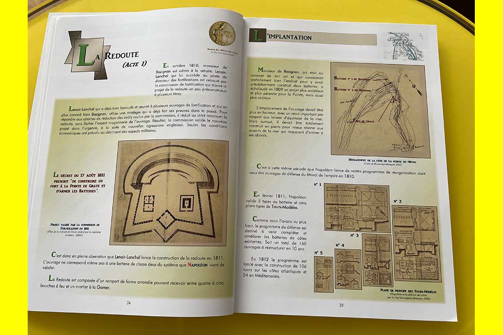Fort de Grave - un livre passionnant sur les défenses visant la période 1811/1815