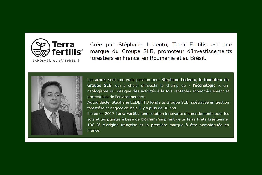 Stéphane Lendentu, fondateur de Terra Fertilis