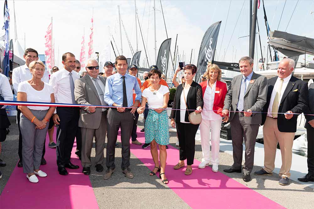 David Lisnard, maire de Cannes, inaugure le Cannes Yachting Festival - inauguration avec David Lisnard 