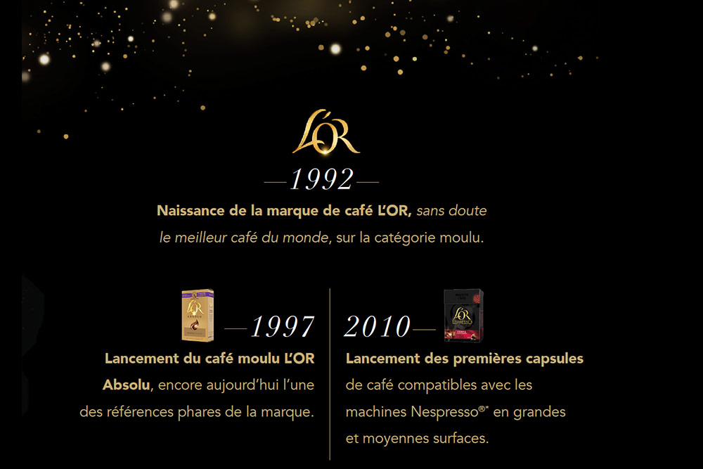 Café - L'OR fête ses trente ans