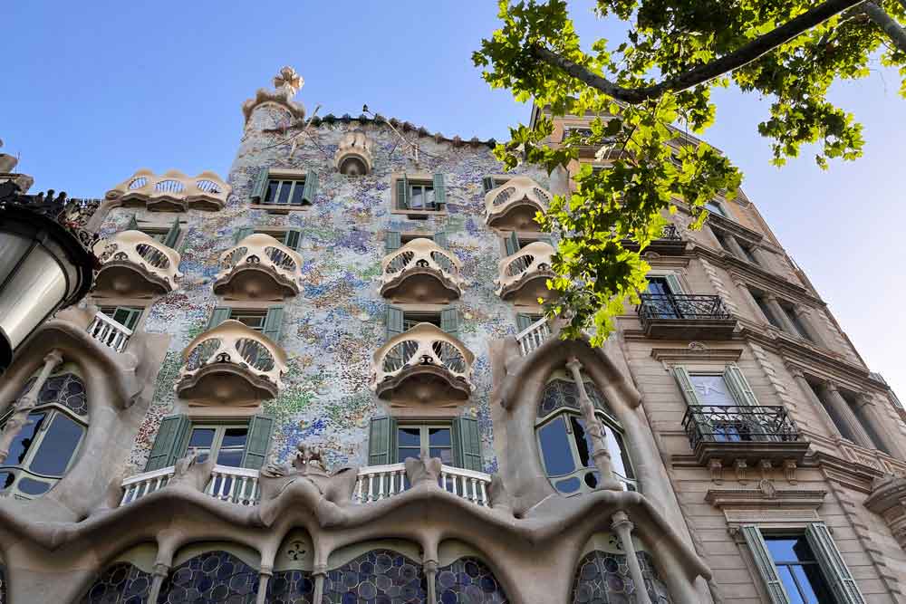 Barcelone - La casa Batllo (Gaudi)