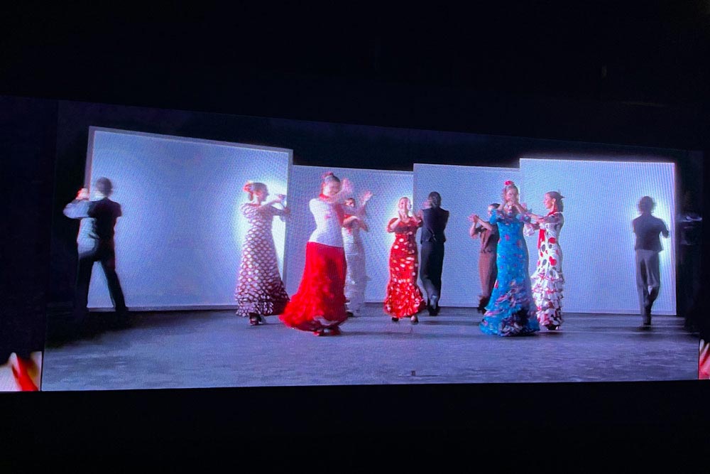 Spectacle de flamenco (vidéo, musée du baile flamenco, Séville)