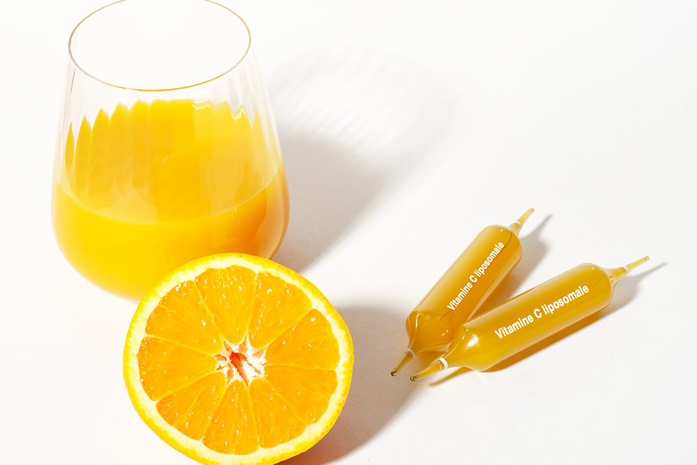 Jus d'Orange avec Vitamine C liposomale