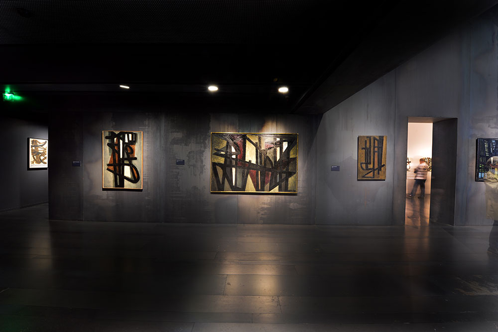 Pierre Soulages - oeuvres exposées au Musée Soulages de Rodez