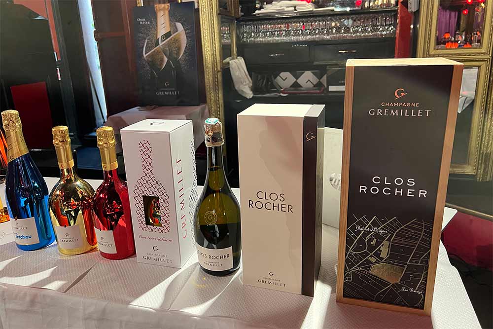 Maison Gremillet - Des bouteilles de champagne hyper luxe pour les fêtes de fin d'année