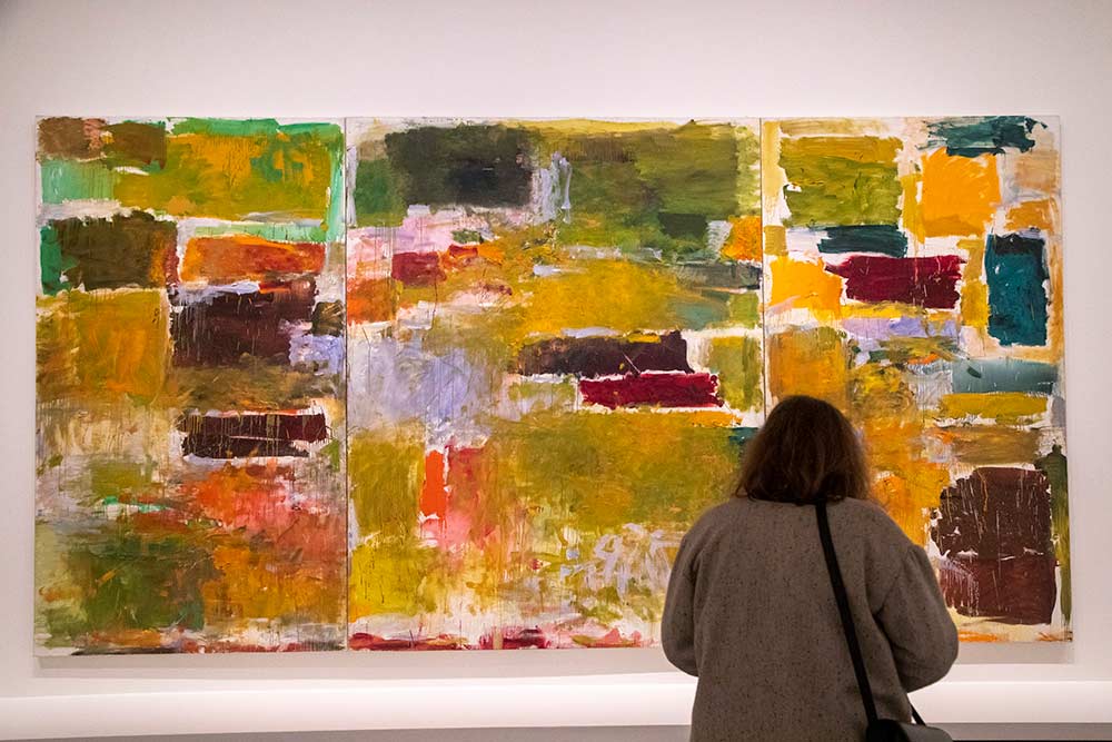 Joan Mitchell Plowed Field, 1971 Huile sur toile 280 x 540,1 cm Fondation Louis Vuitton, Paris 