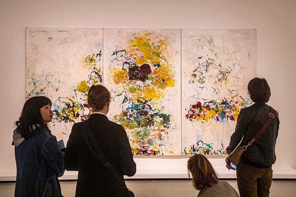 Joan Mitchell Sans titre, 1969 Huile sur toile 260,4 × 468,6 cm Musée du monastère royal de Brou, Bourg-en-Bresse