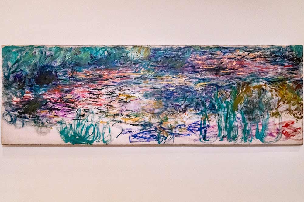 Claude Monet Nymphéas, 1917-1919 Huile sur toile 100 x 300 cm Musée Marmottan Monet, Paris