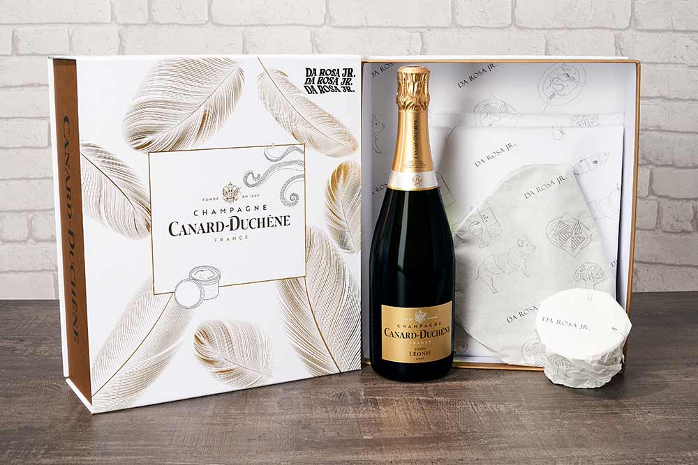 Coffret Champagne Cuvée Léonie Canard-Duchêne X Da Rosa JR