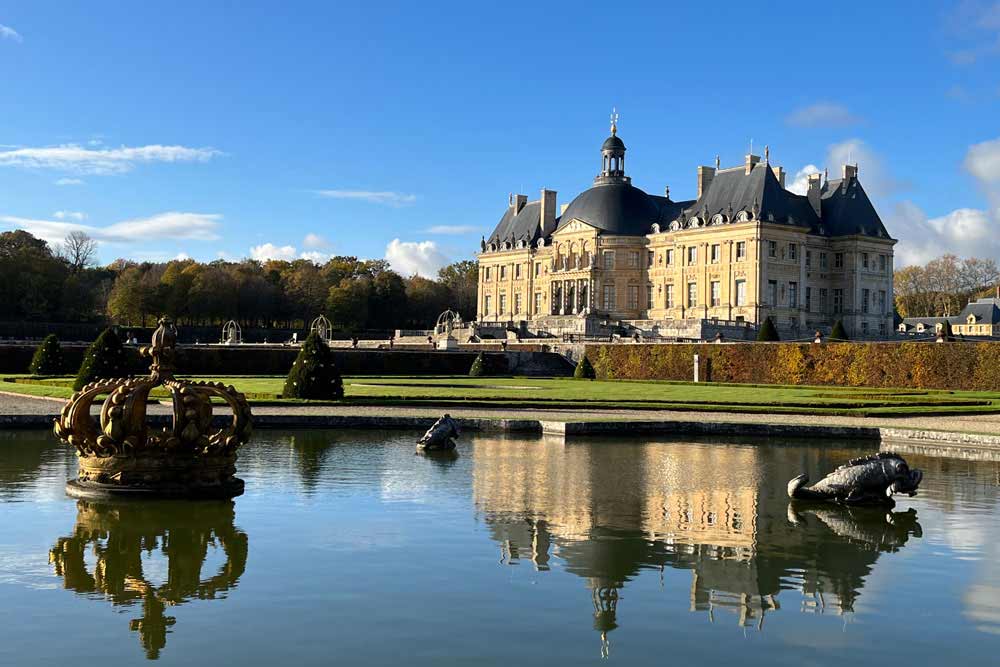 Noël à Cheverny - Le château de Vaux-le-Vicomte et son plan d’eau