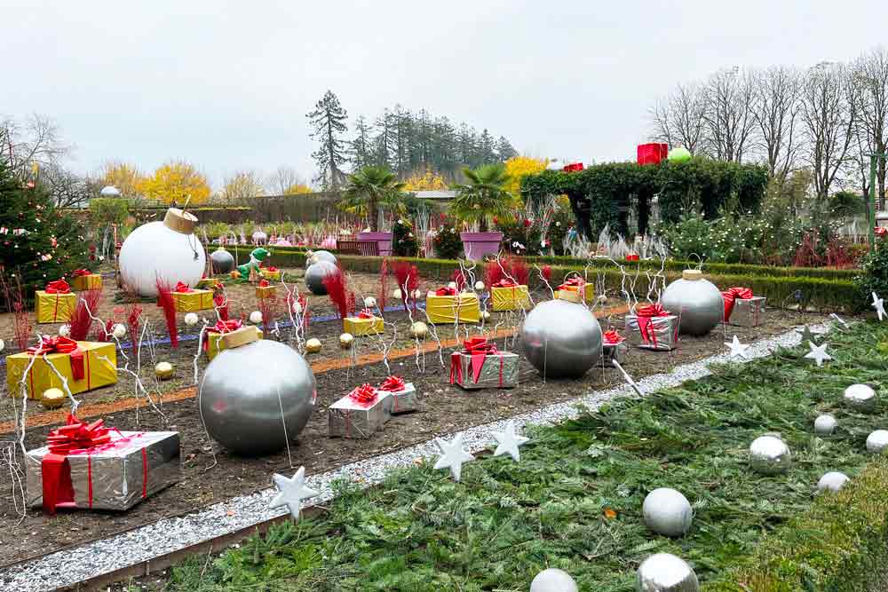 Noël à Cheverny - le potager et jardin bouquetier (Cheverny)