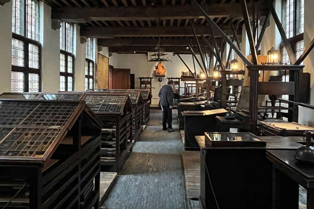 Salle des presses (musée Plantin-Moretus)