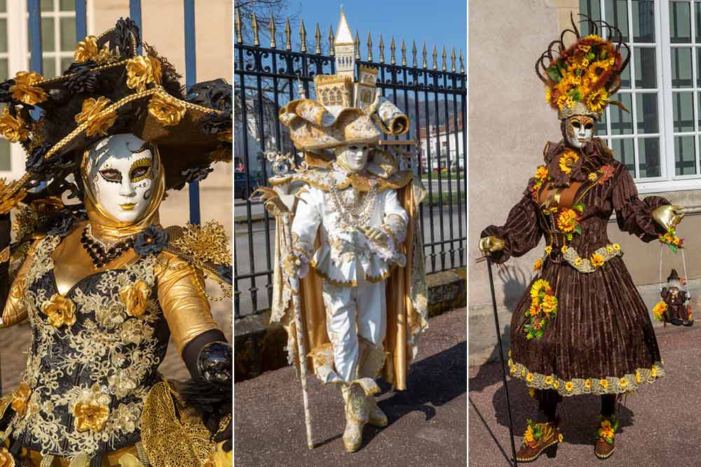 Remiremont - Les costumes sont dignes du Carnaval de Venise.