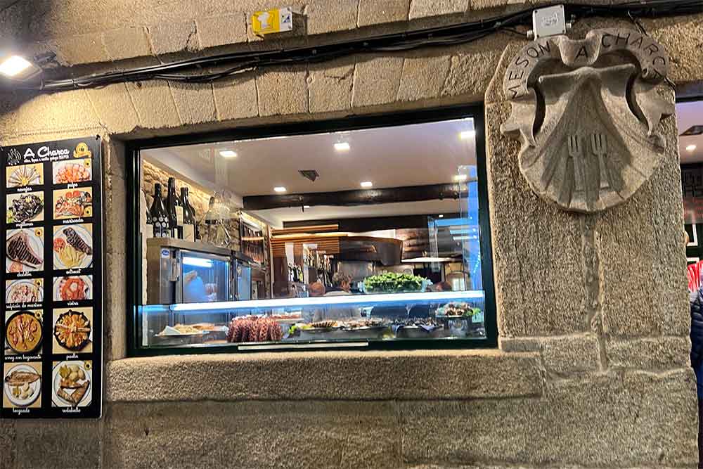 Le restaurant A Noiesa : la vitrine du restaurant