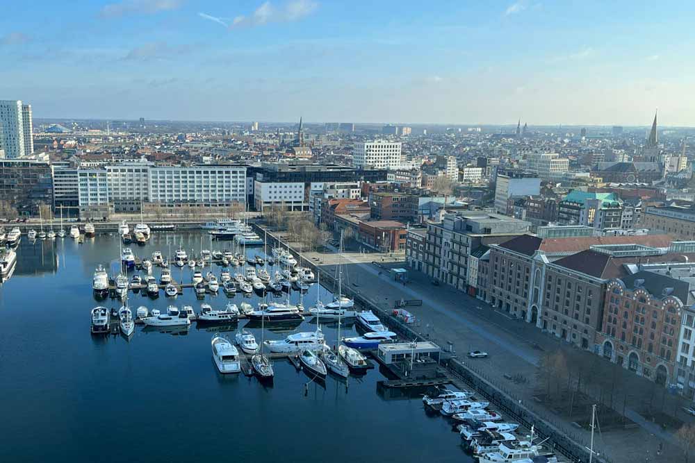 Un bassin du port d’Anvers